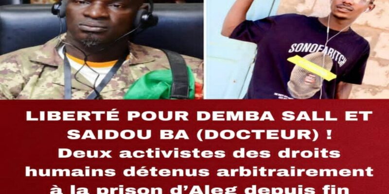 Mauritanie: Demba Sall et son codétenu Docteur Ba ont été enlevés sur la route de Bababé